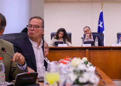 Presidente de Chilealimentos expone situación de la agroindustria, derivada de los aranceles impuesto por EE.UU,. ante mesa de trabajo liderada por el Ministro de Economía