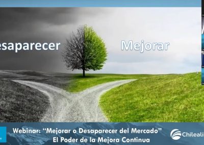 Chilealimentos realizó jornada sobre mejora continua que incluyó presentación de convenio de implementación para sus asociados