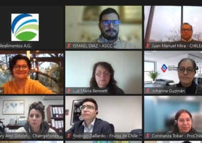 Chilealimentos realizó taller virtual sobre el acuerdo de Escazú, equidad de género, Competitividad en mercados Internacionales y limpieza y desinfección con agua sin químicos