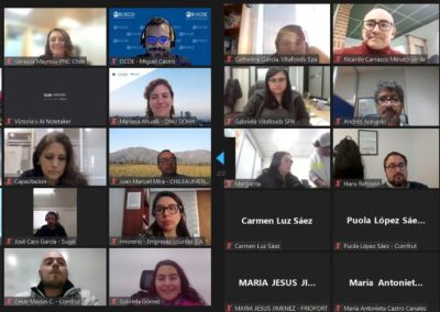 Chilealimentos realizó taller virtual Política Conducta Empresarial Responsable