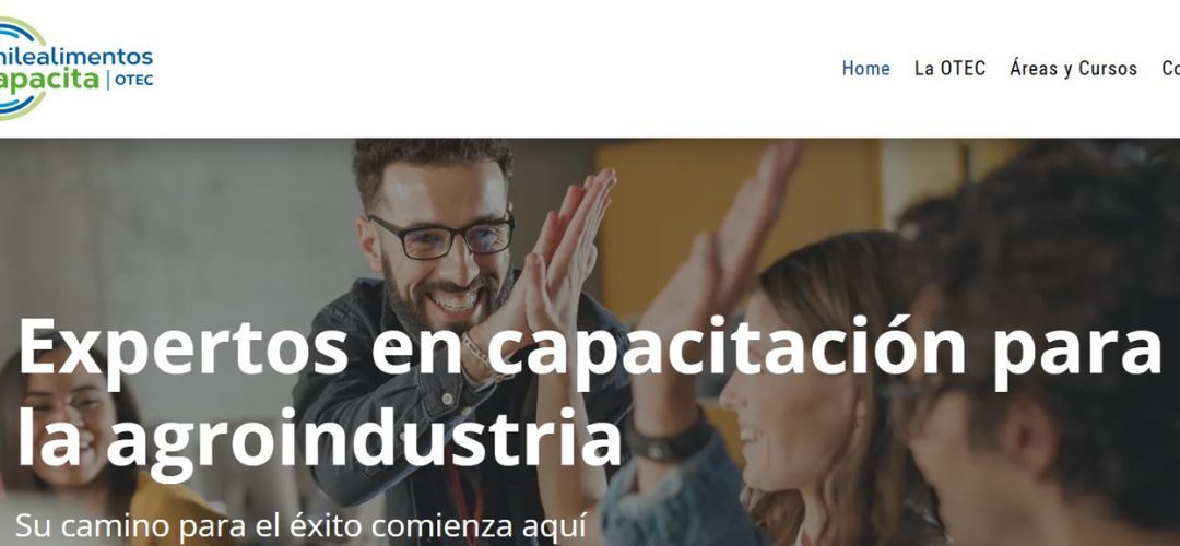 Chilealimentos presenta sitio web de su Nuevo Organismo Técnico de Capacitación