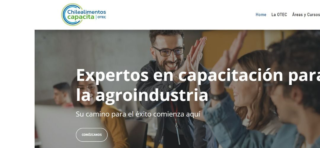 Chilealimentos presenta sitio web de su Nuevo Organismo Técnico de Capacitación