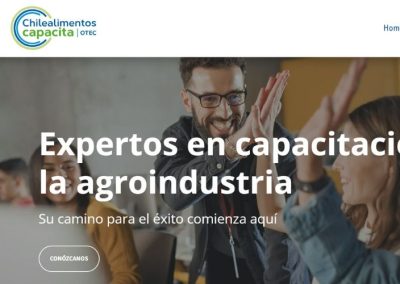 Chilealimentos presenta sitio web de su Nuevo Organismo Técnico de Capacitación