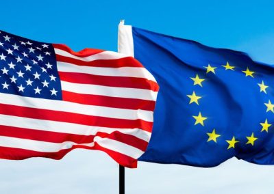 EE.UU. acerca posturas con la Unión Europea y negocian arancel del 15% para productos europeos en EE.UU.