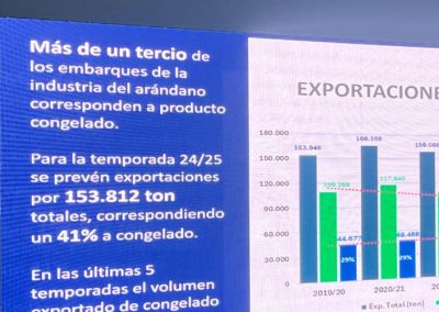 Presidente de Chilealimentos expuso la creciente importancia del congelado en Blueberry Day 2025