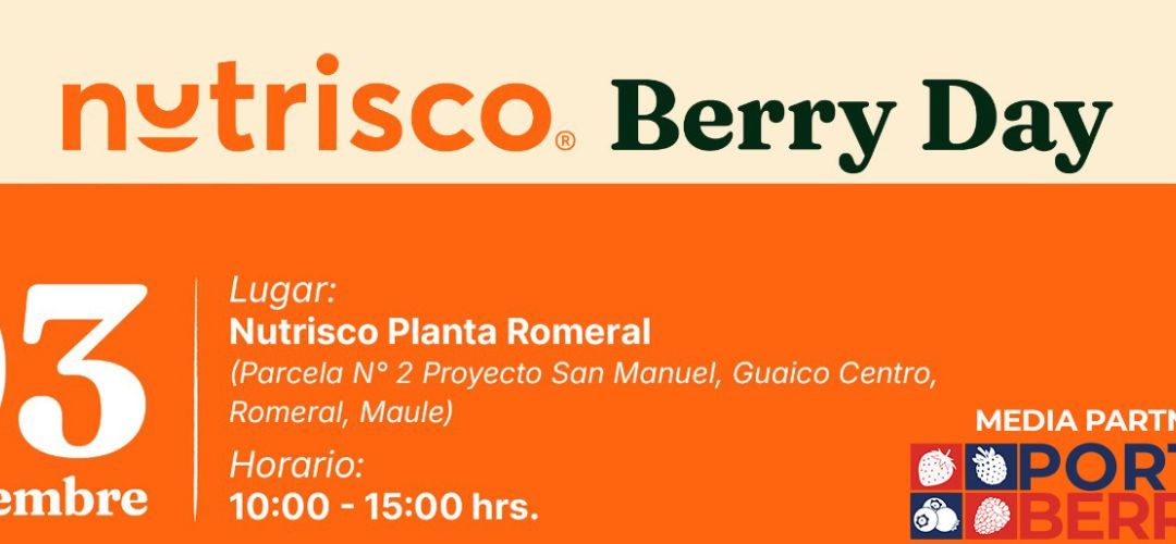 Nutrisco realizará evento Berry Day
