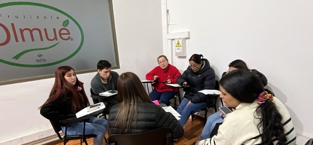 Trabajadores de Frutícola Olmué finalizan curso de buenas prácticas en sustentabilidad impartido por la OTEC Chilealimentos Capacita