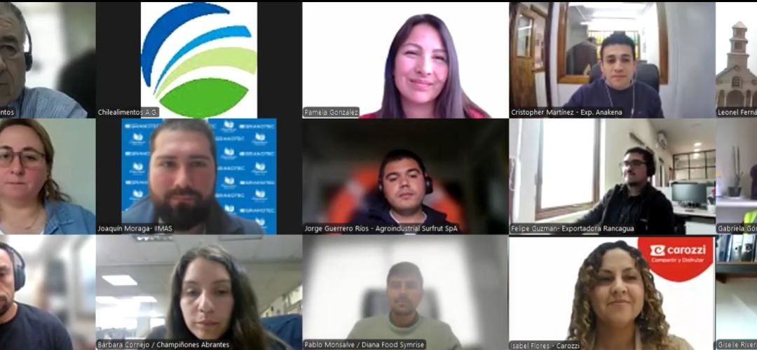 Chilealimentos realizó taller virtual sobre riesgo climático y relaciones comunitarias