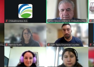 Chilealimentos realizó nueva capacitación en huella del agua en el marco de las metas del APL V