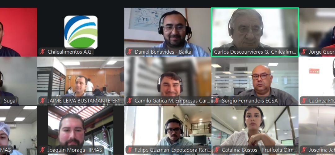 Chilealimentos realizó taller sobre cálculo de huella de agua para participantes del proyecto APL V