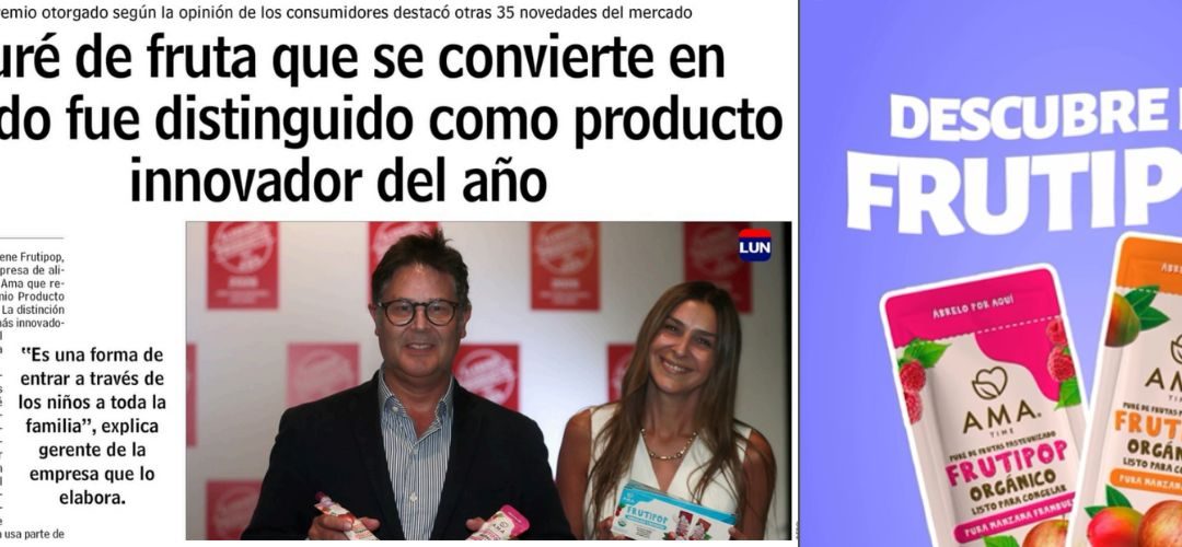 Producto de AMA TIME obtuvo premio como producto más innovador del año 2025