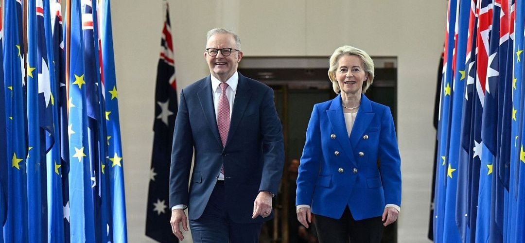 La Unión Europea y Australia sellan acuerdo comercial con foco en agroindustria y sustentabilidad energética