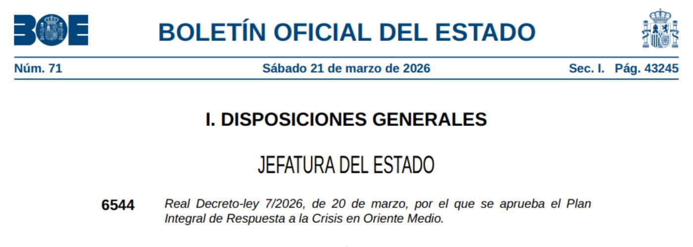 DECRETO REAL ESPAÑA