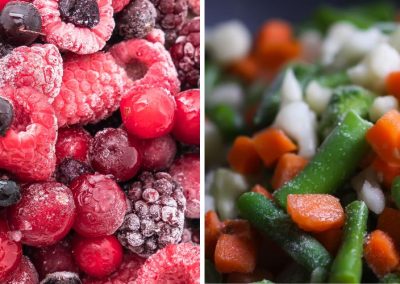 EE.UU./Congelados: Stock de frutas disminuye 6% y las hortalizas se reducen 9% al 31 de marzo 2026