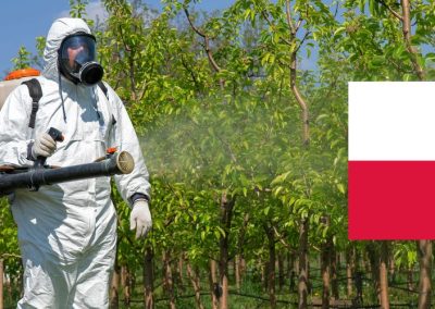 Polonia prohíbe temporalmente la importación de alimentos con residuos de tiofanato-metil, carbendazima, benomilo y glufosinato
