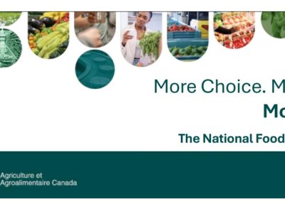 Canadá: Nueva estrategia alimentaria impulsa el crecimiento de la agroindustria y la producción local