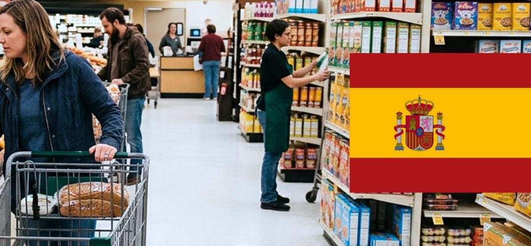 España: Luego de una caida de 5 años, gasto en alimentos creció 3% en 2025