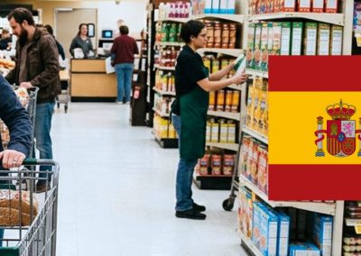 España: Luego de una caida de 5 años, gasto en alimentos creció 3% en 2025