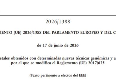Unión Europea/Diario Oficial: Se publica reglamento que flexibiliza e impulsa la innovación genética en la producción agrícola