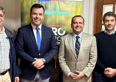 Chilealimentos y Agroseguros abordan mejoras al seguro agrícola ante realidad del Cambio Climático
