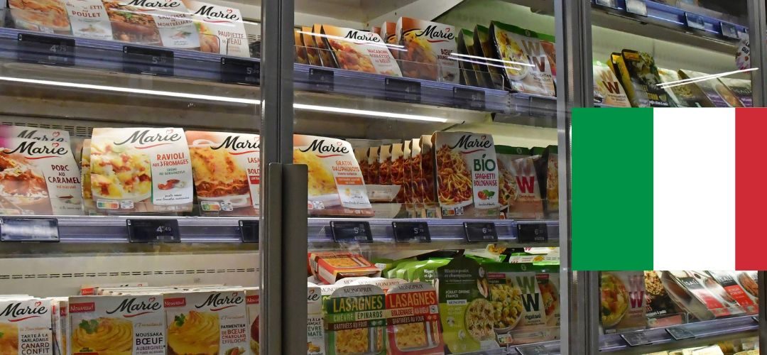 Italia: El consumo de alimentos congelados supera el millón de toneladas y factura 6.1 billones de euros